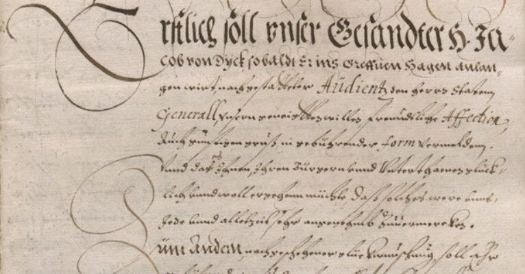 Призначення посла Нідерландів у 1614 році: аналіз рідкісного документа